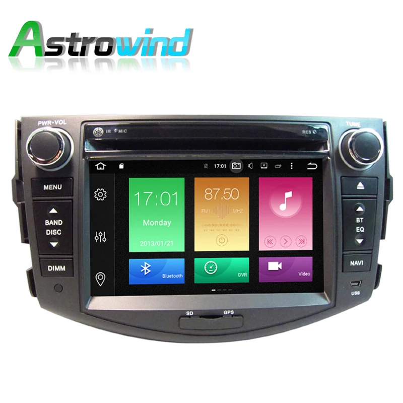 Автомагнитола для Toyota RAV4 9 0 2006 8 ядер 4 Гб ОЗУ 32 ПЗУ Android 2012 GPS навигация DVD стерео