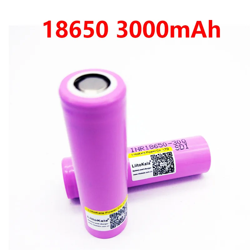 5 шт. LiitoKala 18650 inr18650 30q INR18650 30Q 3000 мАч литиевая аккумуляторная батарея для
