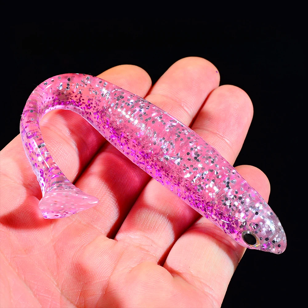 5 шт./лот Shiner Shad Tail приманки 13 см 13,5 г джиг голова мягкие приманки Пластиковые Силиконовые плавающие приманки