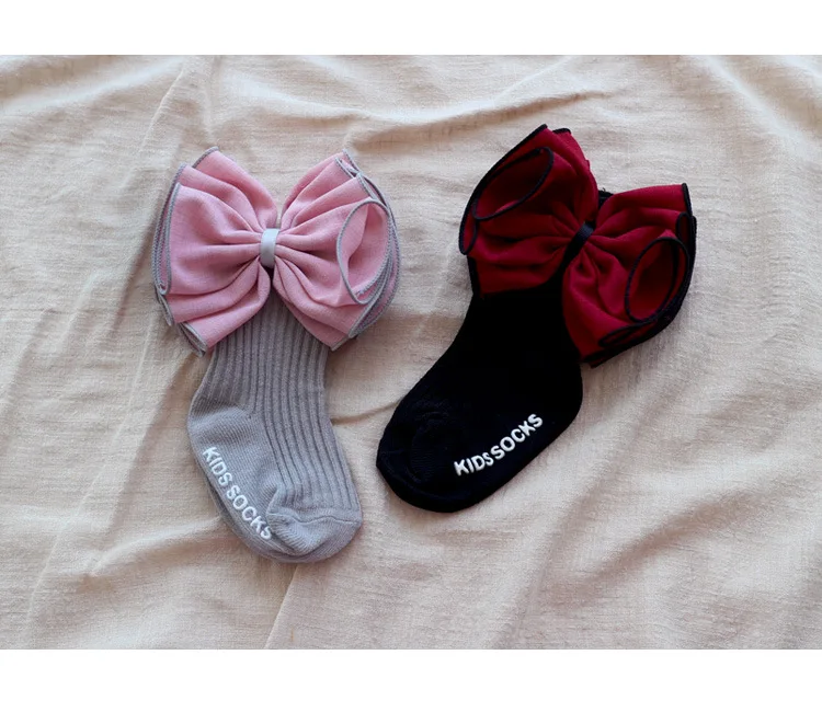 Infant Toddler Baby Girls Kids Princess Bowknot Lace Floral Short Socks Cotton Ruffle Frilly Trim Ankle Socks 0-4Y