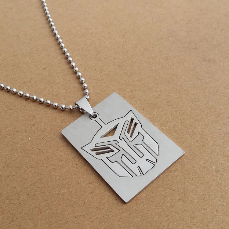 Ожерелье из нержавеющей стали с трансформатором и съемной головой цепь со