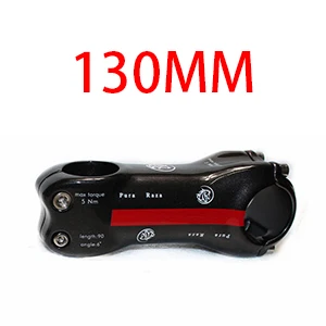 Red 130mm puaraza полный углеродного волокна горный велосипед Диаметр/Велосипедный вынос/стояк/MTB велосипед стволов 31,6*28,6/6 градусов - Цвет: Red 130mm
