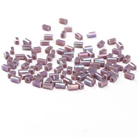 purple ab 50pc 24mm austria crystal square shape glass beads loose spacer crystal beads diy earrings c 3