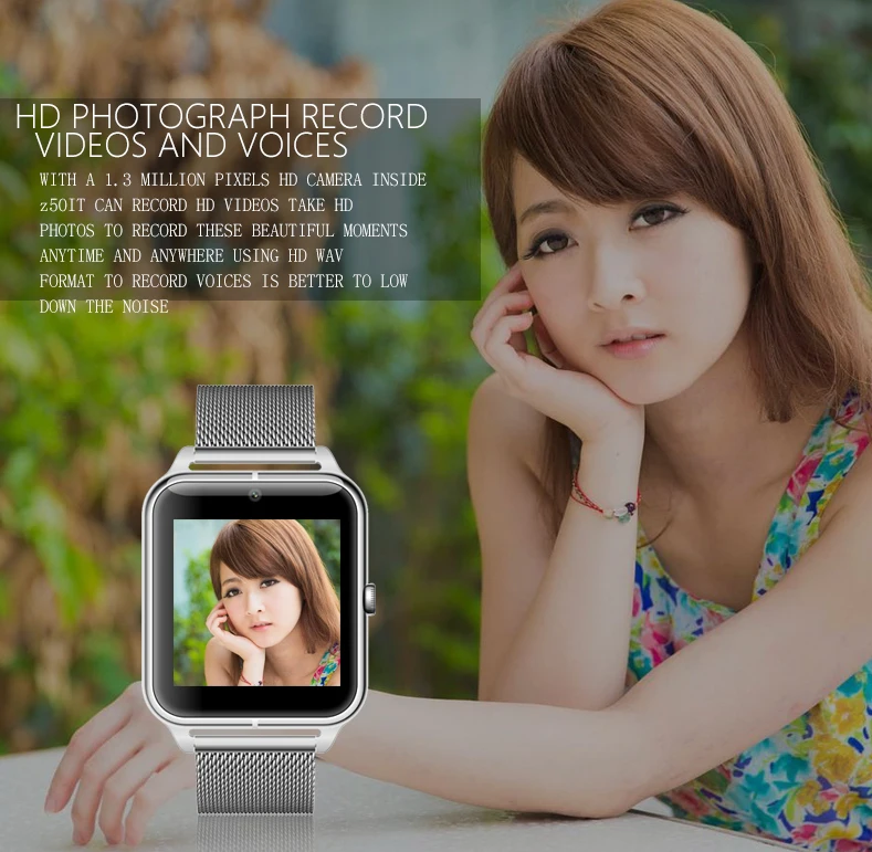 Fsoran Z50 новые моды Bluetooth Смарт Часы Heart Rate сим карты TF Mp3 Mp4 SmartWatch совместим с Apple и