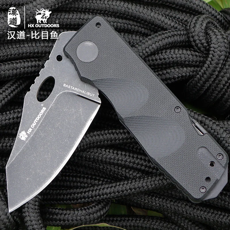 Складной нож HX D2 Blade G10 походные ножи для выживания Многофункциональный