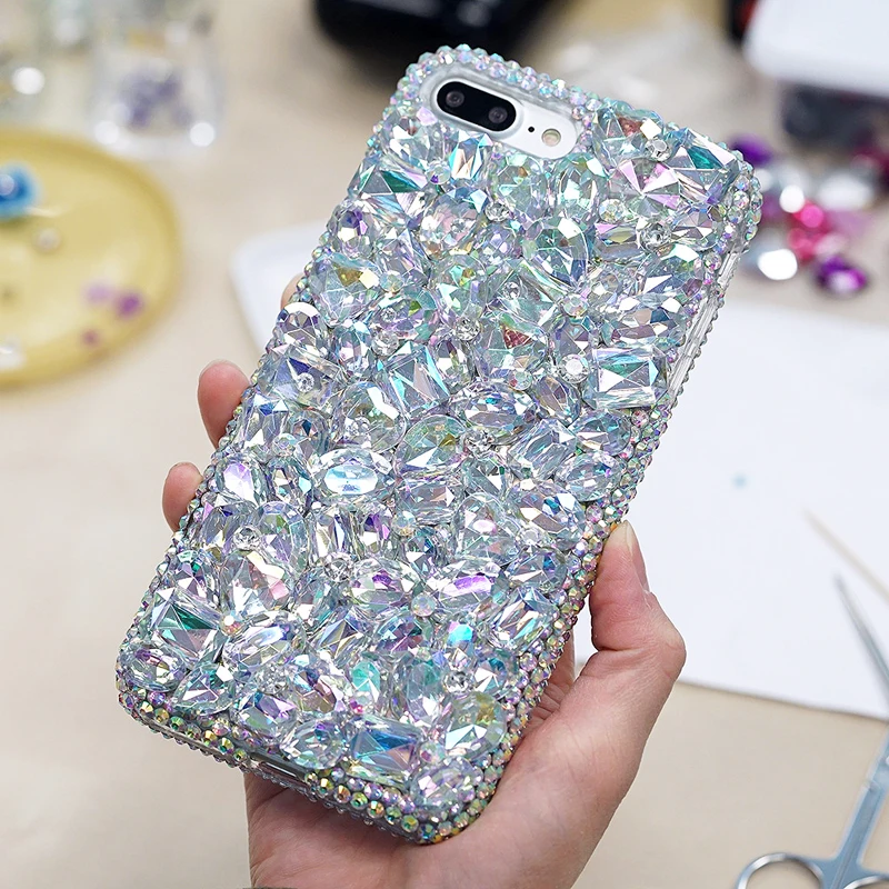 2018 New 3D Glitter Luxury Fashion Crystal Diamond Bling For Samsung Galaxy S3 S4 S5 S6 S7 Edge S8 S9 Plus G530 Rhinestone Case |