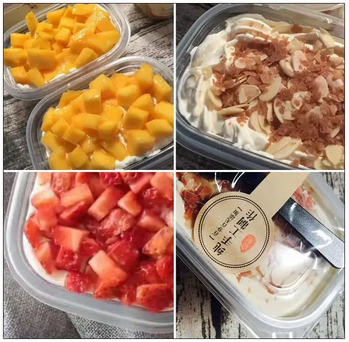 Пластиковая пищевая упаковка прозрачная пластиковая коробка одноразовая