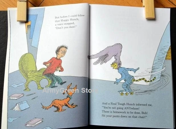 Серия Dr. Seuss, интересный сюжет, детская картина, карманная мини-книга на английском языке, детский праздничный подарок, 20 книг на выбор