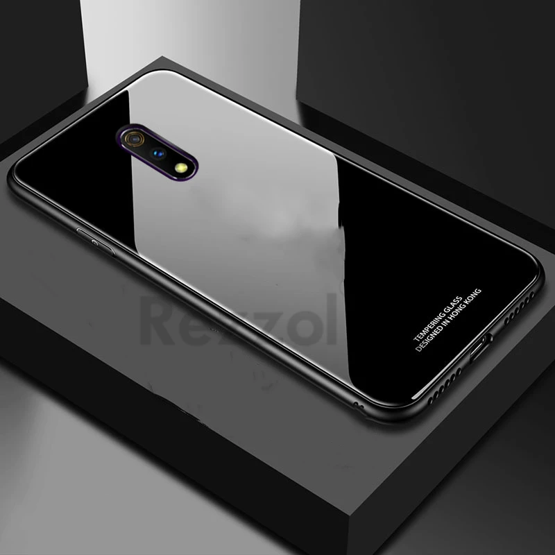 Для Realme X чехол из закаленного стекла жесткий для OPPO K3 Lite противоударный Coques Rezzol