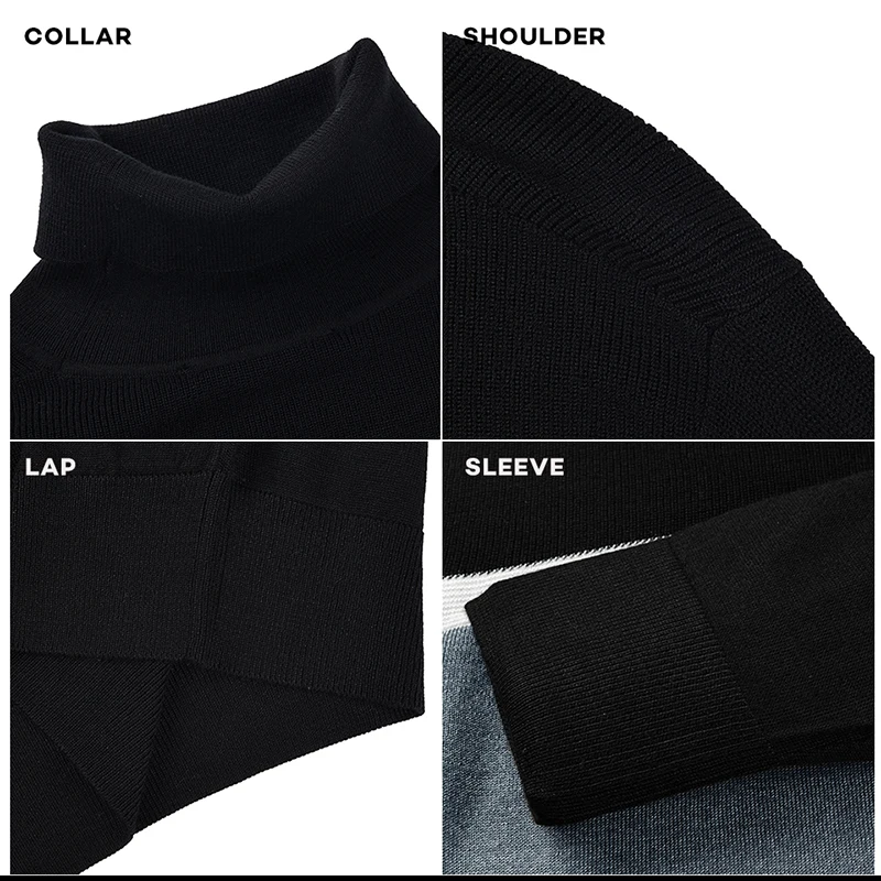 Seven7 брендовые водолазки мужские свитера большие размеры контрастные цвета