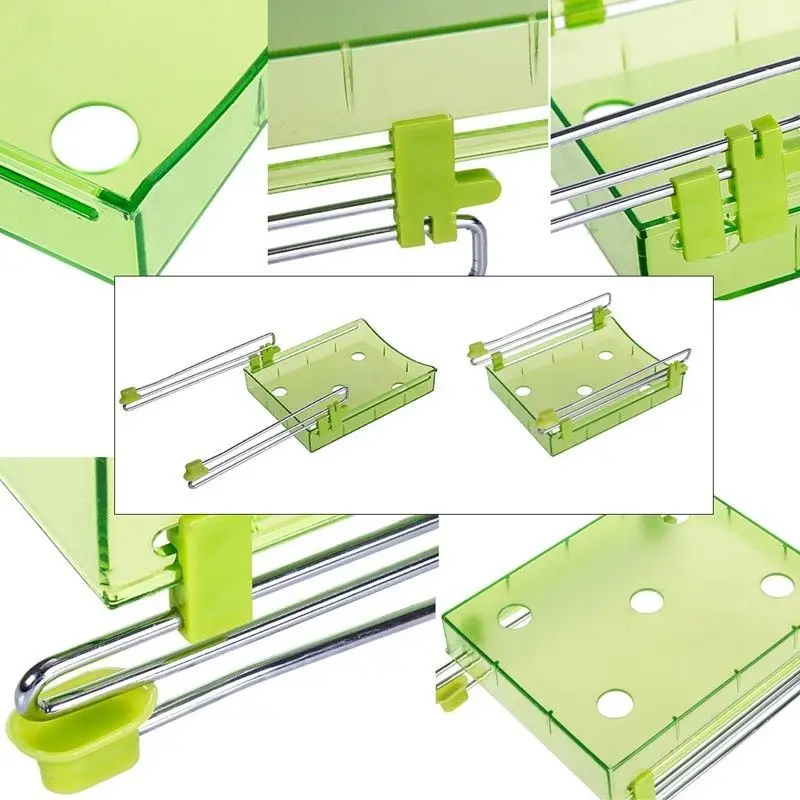 Нержавеющая сталь новинка слайд кухонный холодильник органайзер для морозилки