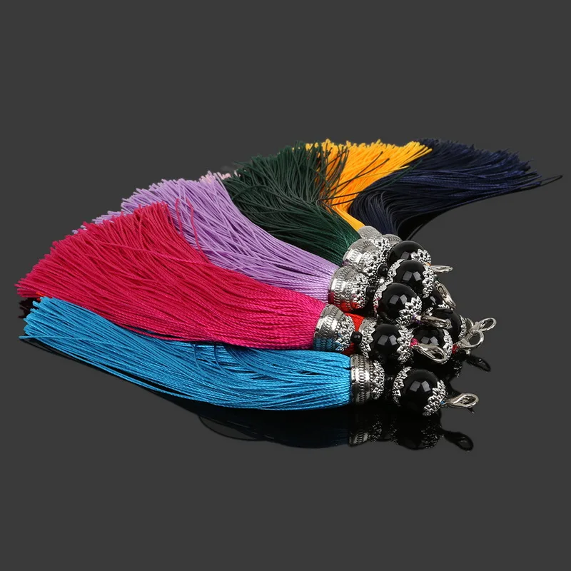 2 шт. шелковые Сатиновые кисточки 15x140 мм|beaded tiara|pendant animalpendant tray |