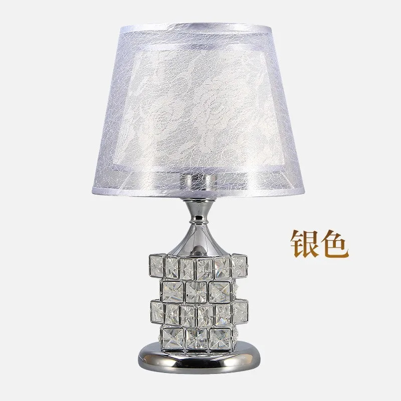 Хрустальные настольные лампы в европейском стиле лампа для спальни прикроватный