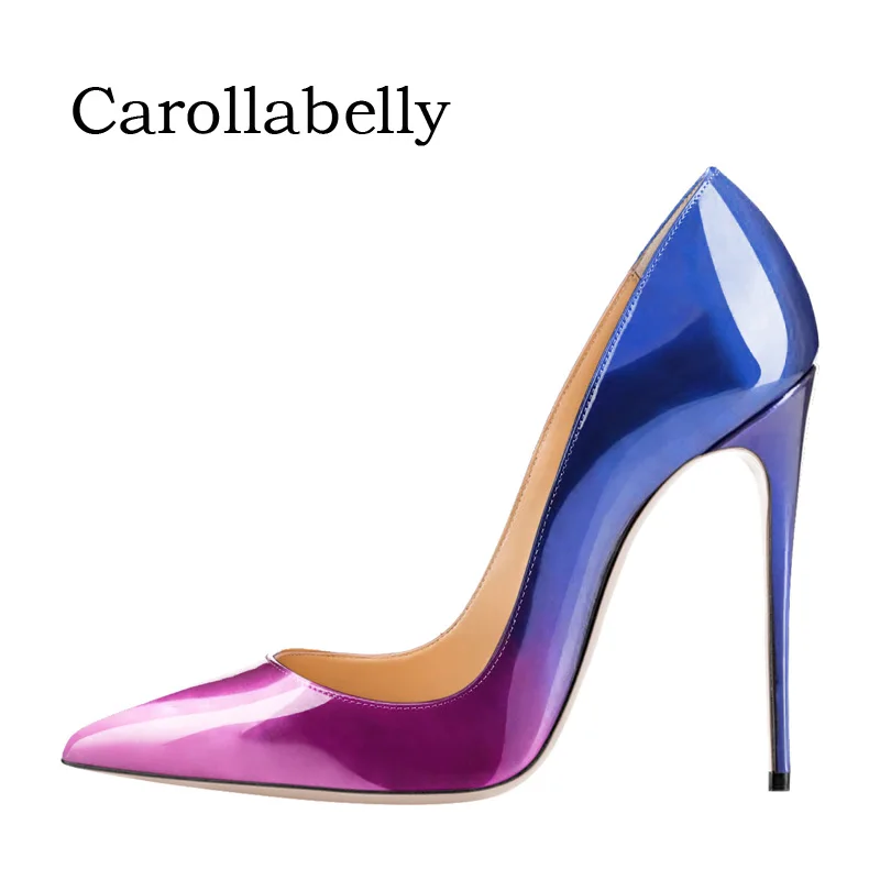 Женские туфли на высоком каблуке черные красные с острым носком|shoes stilettos|womens pumps