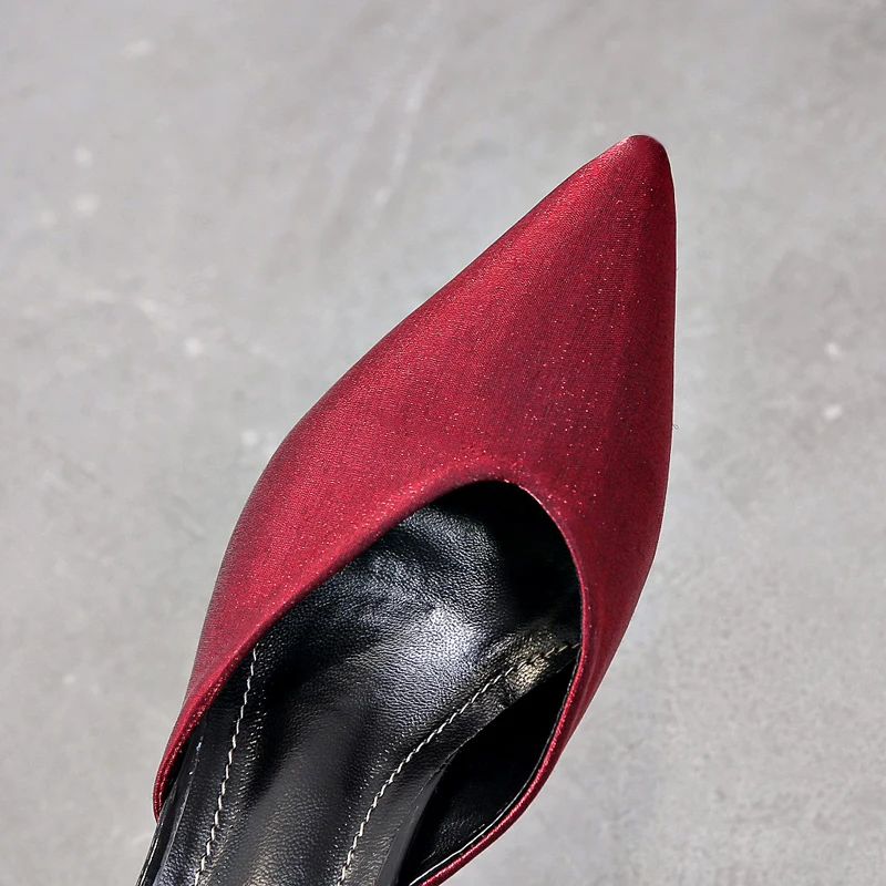 Изящные пикантные Женские Модные Повседневные тапочки с острым носком сандалии