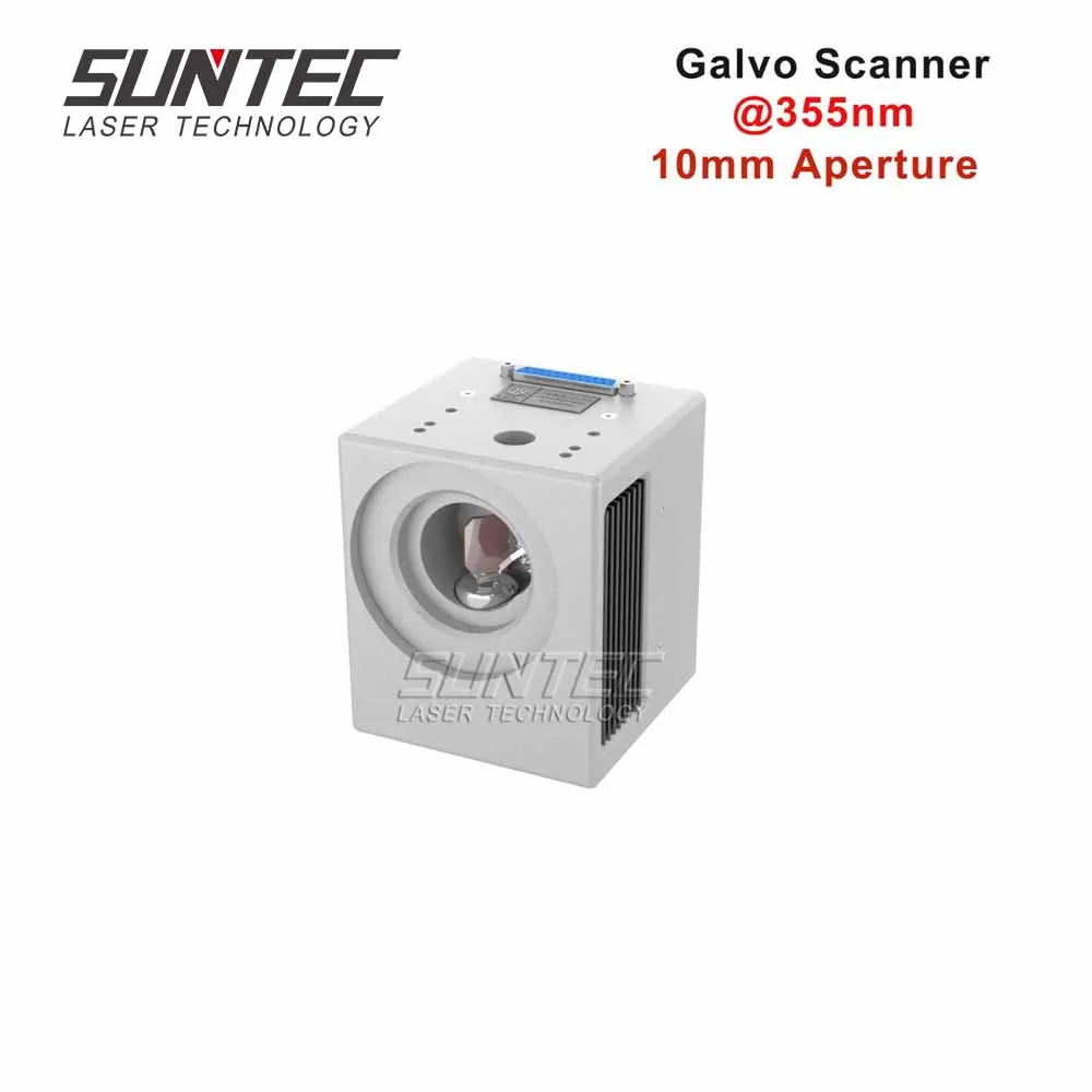 Suntec лазер 355nm гальванометр система куб сканирование Galvo сканер головка диафрагма 10 мм с питанием для уф лазерной маркировки