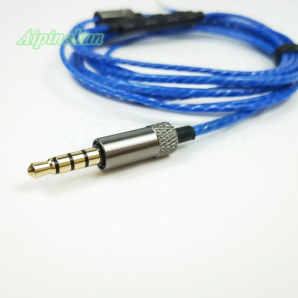 Aipinchun 3 5 мм разъем DIY кабель для наушников с микрофоном Регулятор громкости Ремонт