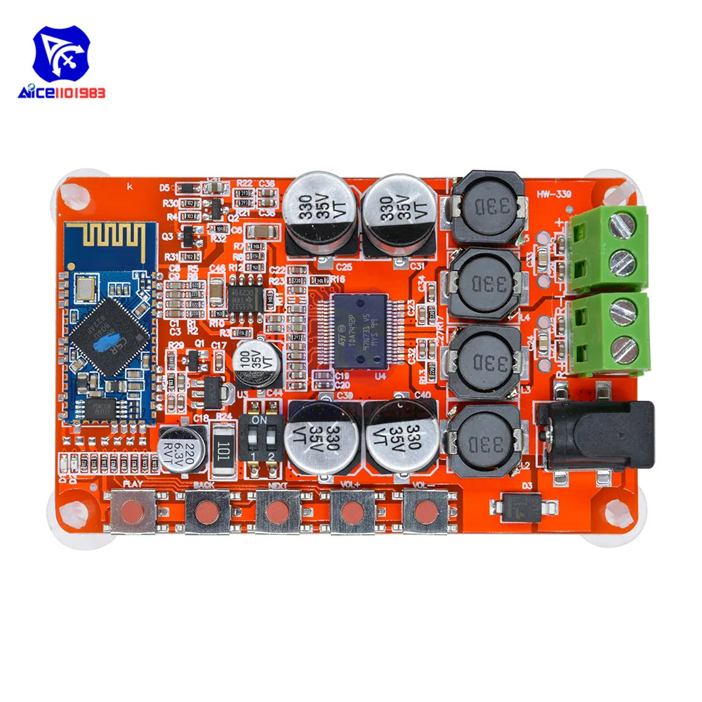 TDA7492P 50 Вт + беспроводной Bluetooth 4 0 аудио приемник плата цифрового усилителя 2 1