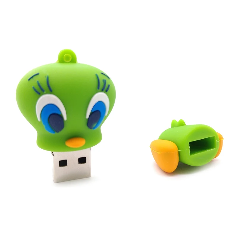 Usb флеш-накопитель Daffy duck 64 ГБ 32 16 8 4 Гб прекрасная подарочная карта памяти Флеш
