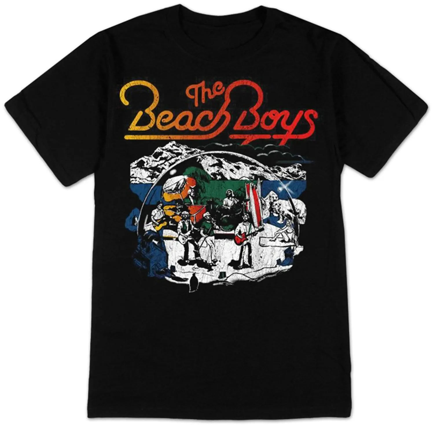 Футболка The Beach Boys живой рисунок классическая музыка группы футболка ASOS|Мужские