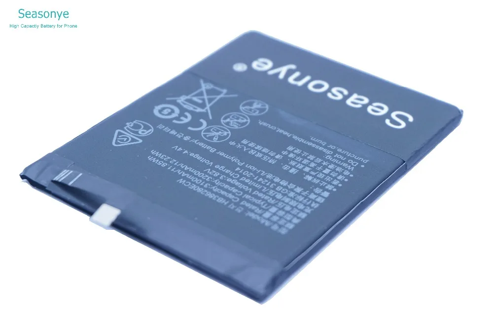 Seasonye 3100mAh / 11.85Wh HB386280ECW Замена телефона Li-Polymer аккумулятор для Huawei honor 9 P10 VTR-AL00 Ascend 5 1