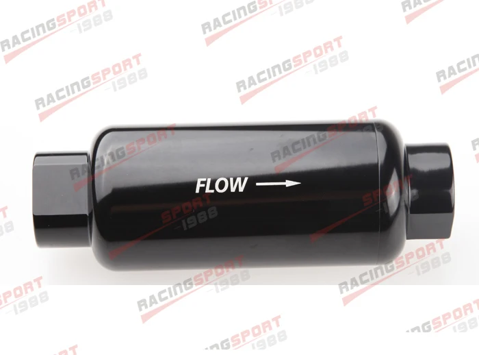 3/8&quot NPT Female Black Anodised Billet Magnetic High Flow Fuel Filter 100 Micron | Автомобили и мотоциклы
