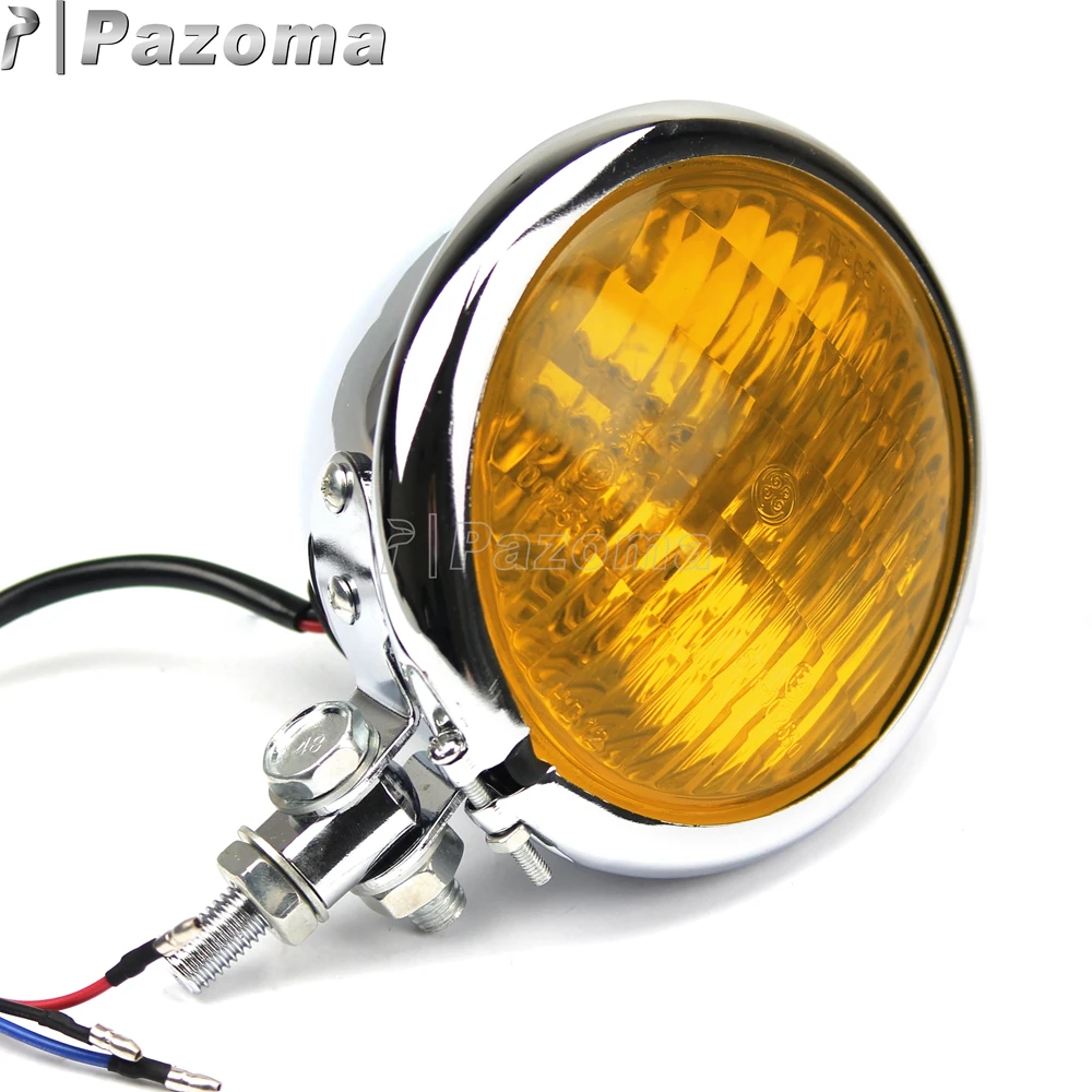 Универсальный налобный фонарь для Honda Yamaha Suzuki 4 5 &quotH4 фара Harley Softail Springer Bobber Chopper на