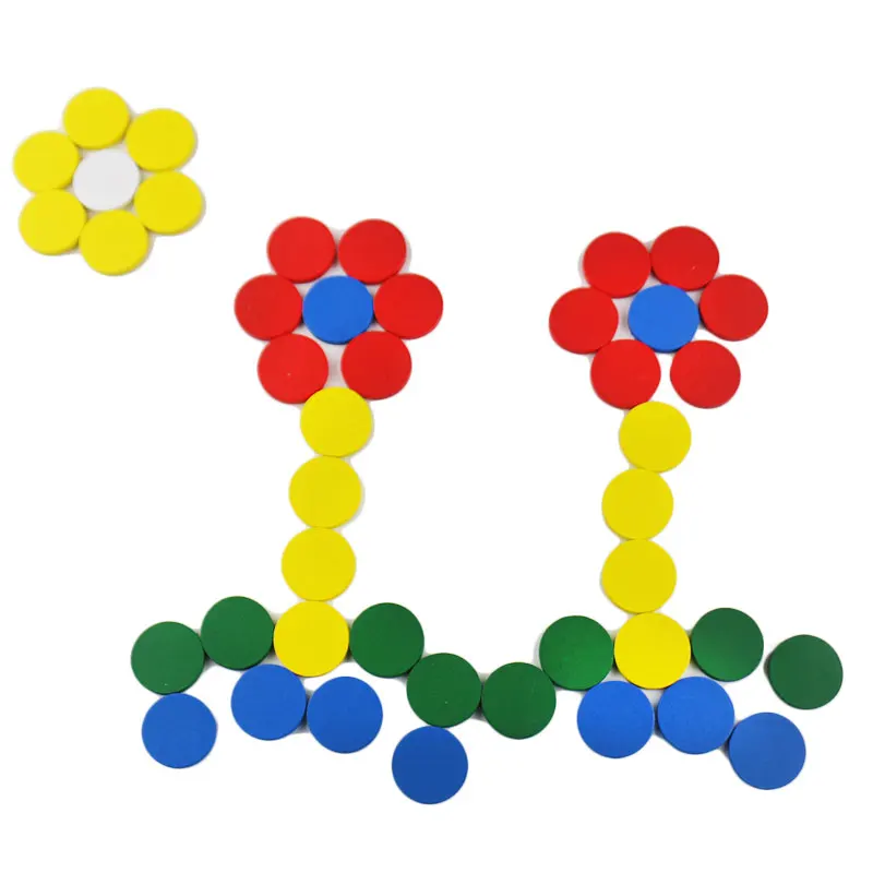 Деревянные детские игрушки Монтессори 100 шт. развивающие обучающие для детей