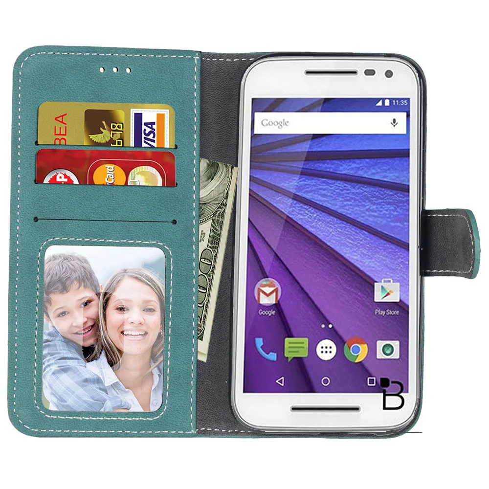Модные jovtini для Motorola Moto G 3rd Gen G3 чехол нубук телефон MOTO Защитный флип сзади сумка |