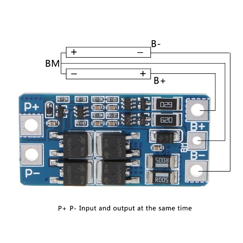 2S 10A 8 4 V 7 18650 литиевая Защитная плата BMS PCM PCB Li Ion Lipo 2 ячейки с балансовой функцией