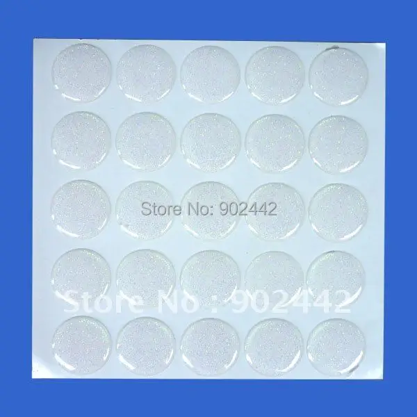 Бесплатная доставка: 1200 шт./лот блестящая прозрачная эпоксидная купольная