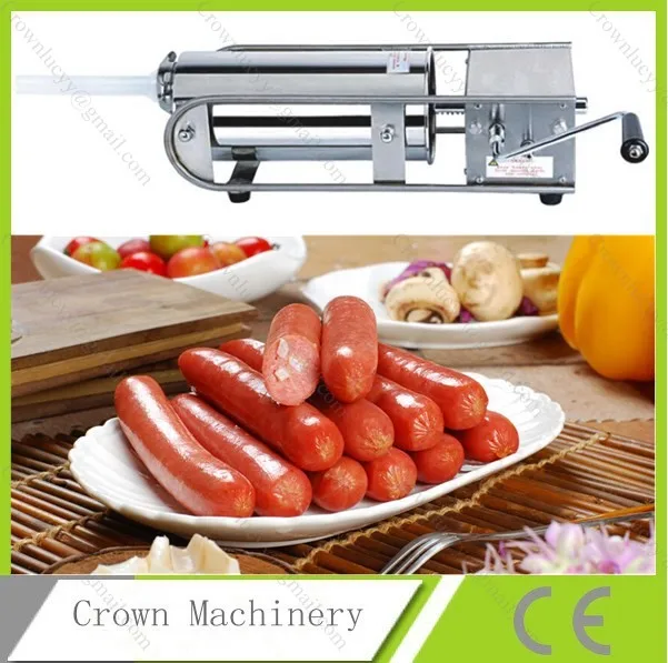 Коммерческий горизонтальный 5л колбасный Наполнитель из нержавеющей стали|steel