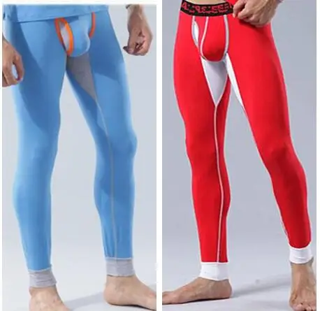 

Cheap ! Men pouch long johns mens warm pants men body shaper longwear mens sexy thermal underclothes