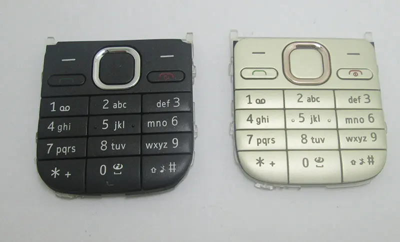 Кнопки клавиатуры для Nokia C2-01 C2 01 золотой черный | Мобильные телефоны и аксессуары