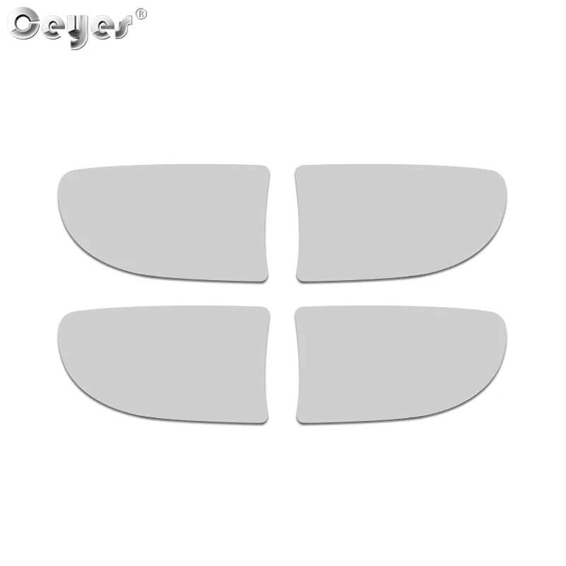Silver 4pcs Ceyes, автомобильный Стайлинг, авто аксессуары, автомобильная дверная чаша, ручка, накладка, внутренние наклейки, чехол для Toyota Corolla, 4 шт - Название цвета: Silver 4pcs