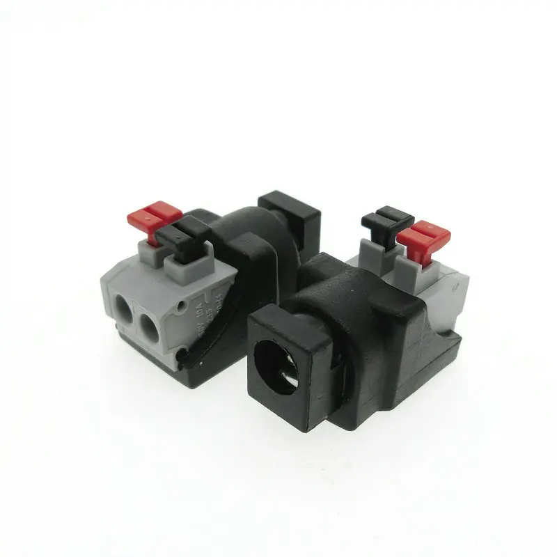 Коннектор питания постоянного тока для светодиодные ленты дизайн Клип Весна