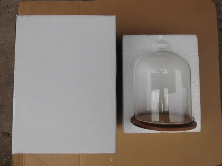 Стеклянная кукла купольная с бамбуковой основой 9 см x 14 для свадебной вечеринки