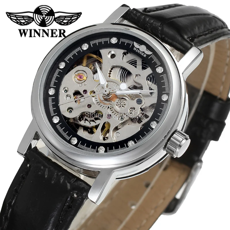 Часы Winner Watch модные женские часы высокого качества Фабричный магазин бесплатная