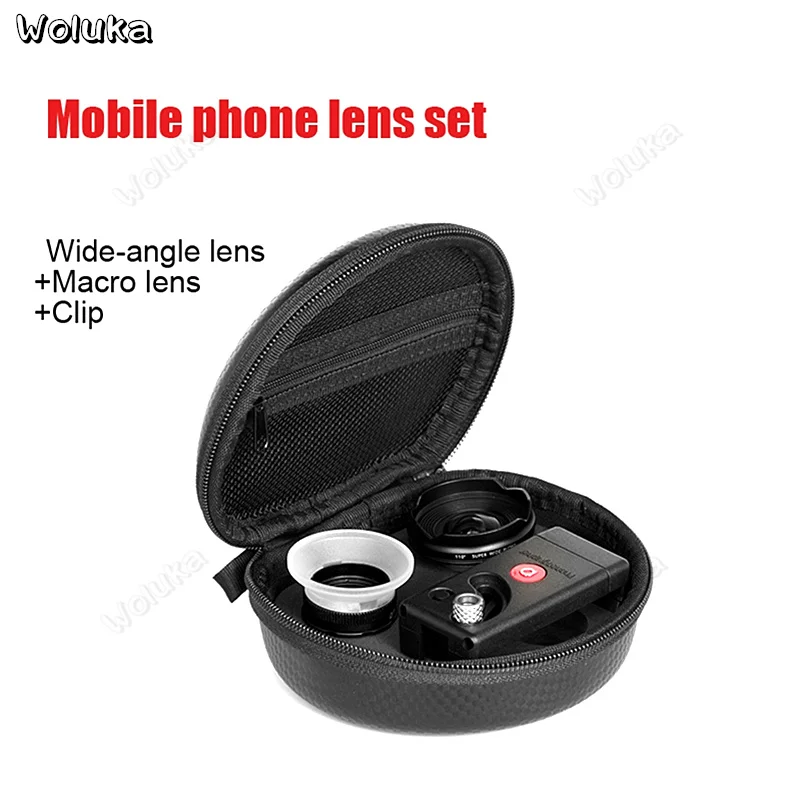 2 lenses and 1 clip LCK3-1 универсальный зажим для мобильного телефона универсальный держатель для мобильного телефона широкоугольный объектив макрообъектив мобильного фотография профессиональный объектив CD50 T11 - Цвет: 2 lenses and 1 clip
