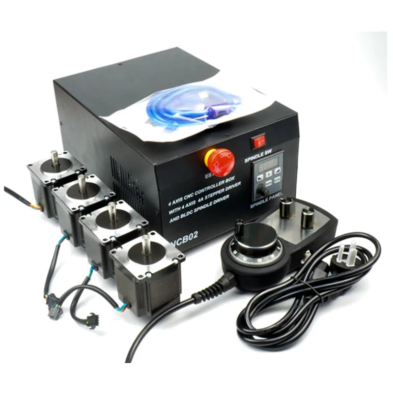Деревянный ЧПУ гравировальный станок управления коробка 4 оси MACH3 USB интерфейс