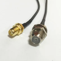 new modem coaxial cable sma female jack nut switch f female jack connector rg174 cable pigtail 20cm 8inch adapter rf jumper