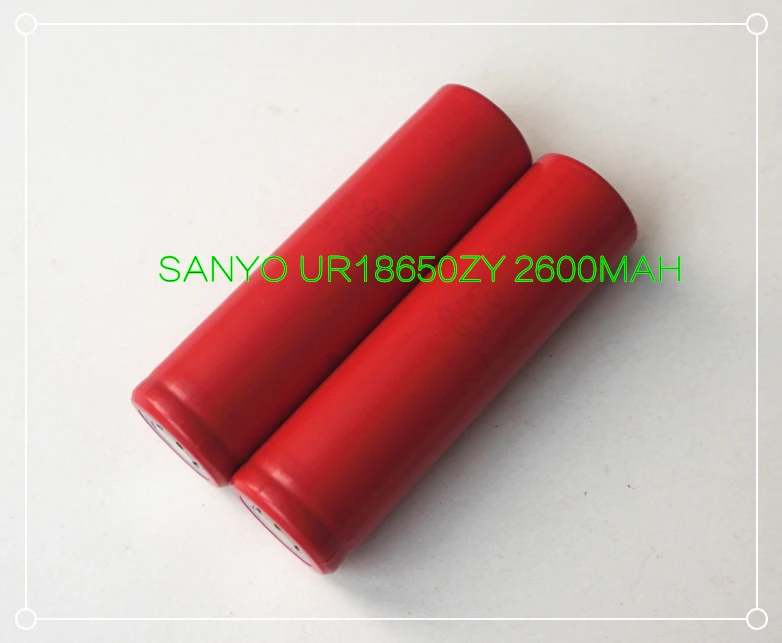 SANYO UR 18650 2600mAh 3,7 V литий-ионная аккумуляторная батарея