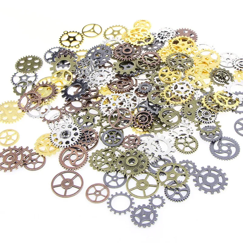 Новинка 110 г (about67pcs)/Лот стимпанк Винтаж Металл смешанные передачи Cog колеса