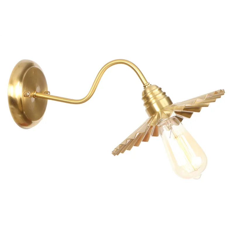

Industrial Vintage LED Wall Light Nordic Loft Copper Wall Sconce Edison Fixtures Bedroom Bedside Wall Lamp Home Lighting