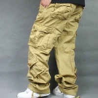 streetwear men cargo pants cotton loose baggy pants military army pants plus size man clothes hip hop harem pants