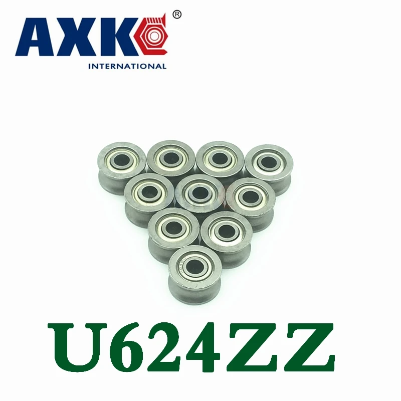 Шаровые подшипники Axk U624zz U роликовые 4*13*7 мм ролик для вышивания U624 624uu 100 шт.|pulley