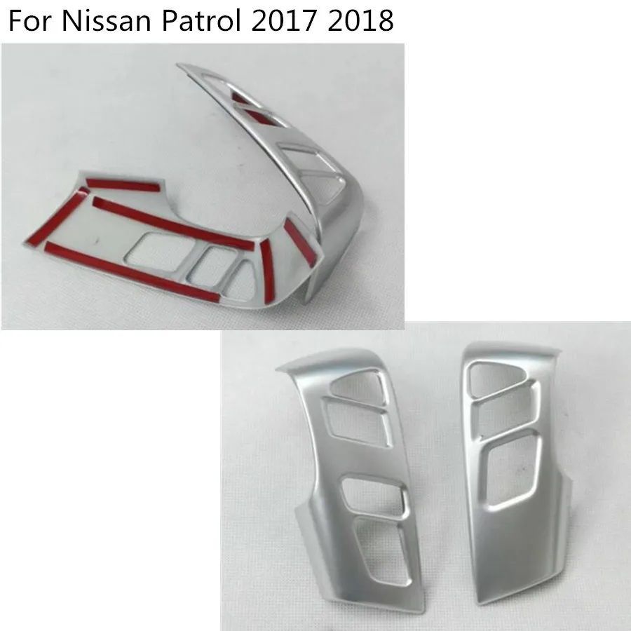 Автомобильный детектор Стик чехол для рулевого колеса фонарь рамка 2 шт. Nissan