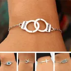 Браслет-цепочка унисекс, с подвесками, в стиле ретро