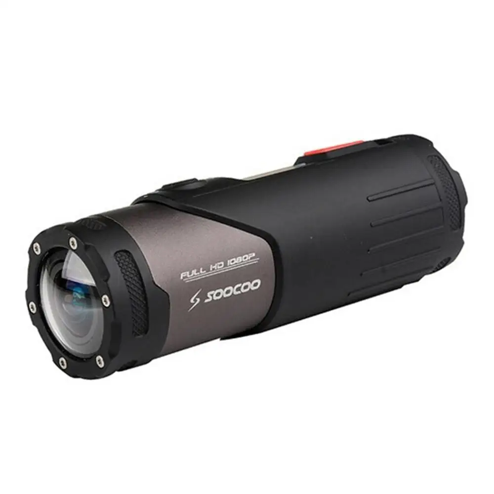 Черный SOOCOO S20WS HD 1080P WiFi Спортивная Экшн-камера, 170 градусов широкоугольный объектив, 15 м Водонепроницаемая камера - Цвет: Черный