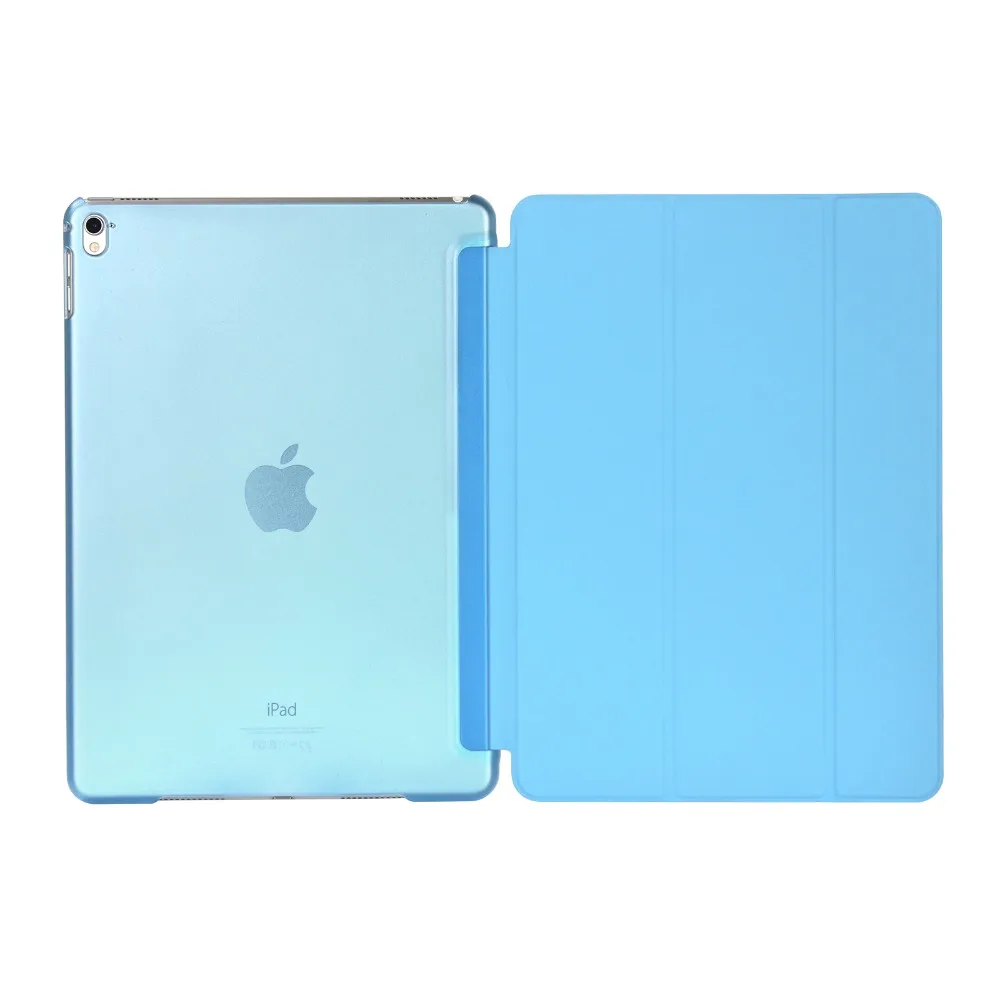 Чехол для iPad Pro 9.7 дюймов три раза Smart Cover Цвет Ultra Slim PU Кожа Жесткий + Стилусы